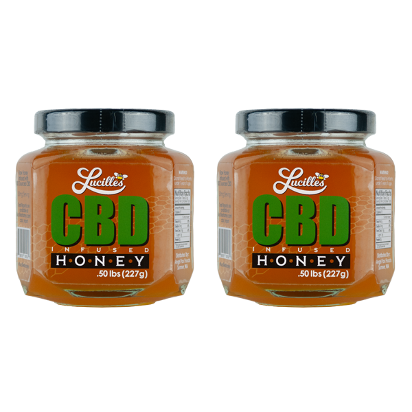 2 Jars of CBD Infused Honey